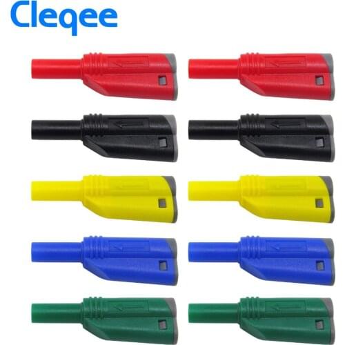 P3005 High Quality Welding/Assembly 4mm Stacking Safety Banana Plug Welding-free Multimeter Connector