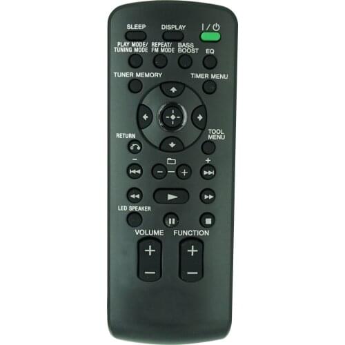 Remote Control For Sony RM-AMU137 RM-AMU009 HCD-HX70BTR SS-CHX70 RDH-GTK33Ip RDH-GTK11iP FST-GTK11iP HOME AUDIO DOCKING SYSTEM