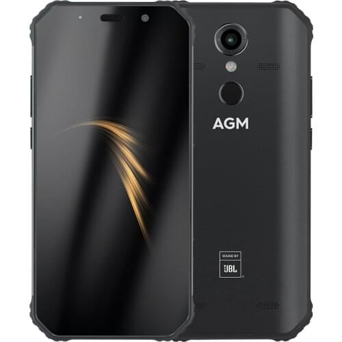 AGM A9 JBL Co-Branding 5.99"FHD+ 4GB RAM 32GB/64GB ROM Rugged Phone 5400mAh IP68 Waterproof Smartphone Quad-Box Speakers