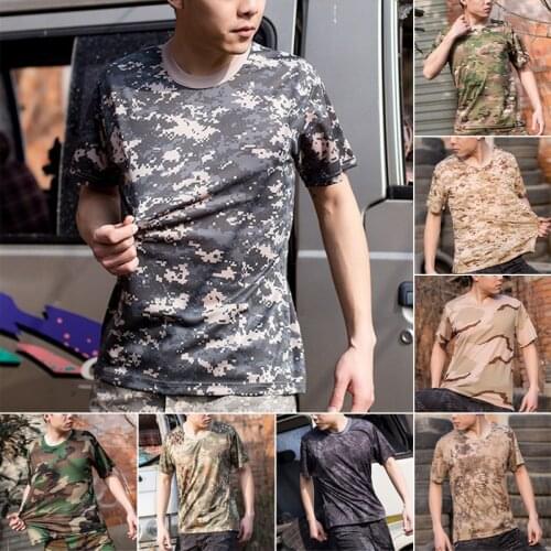 Suofeiman Mens Camouflage T-Shirts