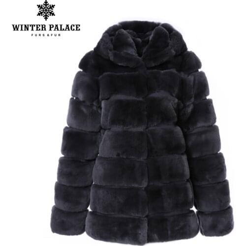 Trends rex rabbit coat O-Neck Rex Rabbit Fur new winter products real rex rabbit fur coat Thick Warm Fur real rex rabbit fur