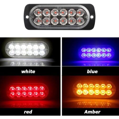 12V 12W 12LED Waterproof Side Marker Indicator Light Durable Reliable Safe Easy to Install for Car Trailer Motorcycle
