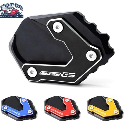 F750GS Kickstand Side Stand Extension Plate Pad For BMW F750GS F 750GS F750 GS F 750 GS 2018 2019 2020 Motorcycle Enlarge Pad