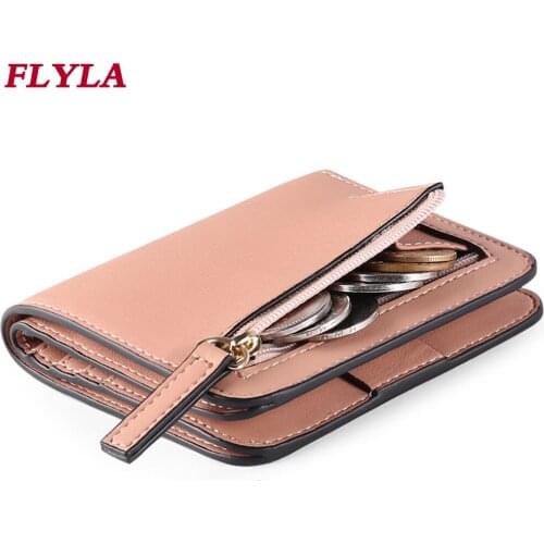 2021 Women Wallet High Quality PU Leather Small Fresh and Thin Multi-card Coin Purse Exquisite Wallet Fashion Lady Clutch