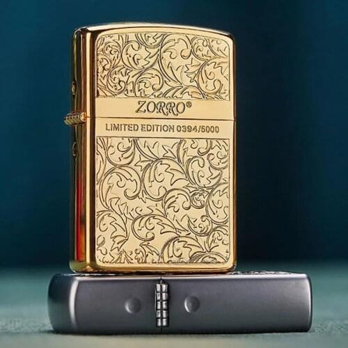 Zorro kerosene lighter windproof new classic mens high-end Tanabata Valentines Day mens gift
