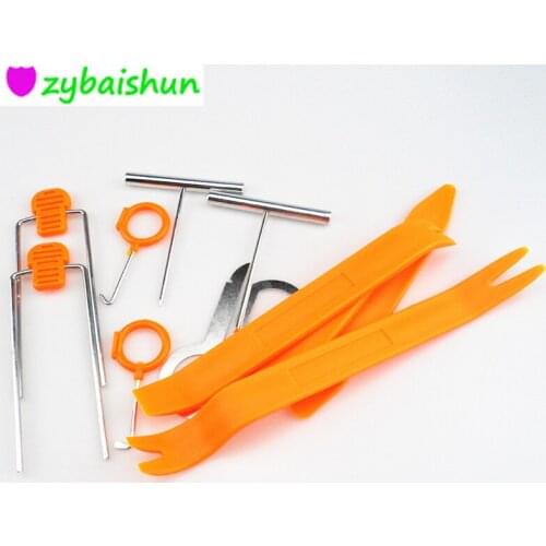 12 pieces of PCS Car Radio Sound Door Clip Panel Removal Tool for Volvo S40 S60 S80 XC60 XC90 V40 V60 C30 XC70 V70/Mini Cooper