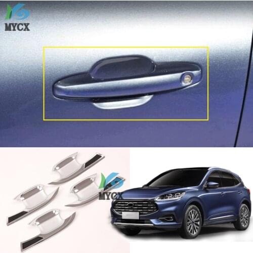 For Ford Kuga Escape 2020 2021 ABS accessories chrome fuel tank cover car styling part