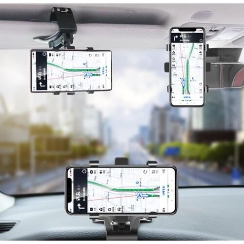 1PCS 360 Degrees Car Phone Holder Universal Smartphone Stands Car Rack Dashboard Support Auto Grip Mobile Phone Fixed Bracket