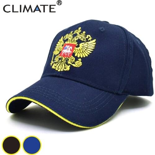 CLIMATE Russia Baseball Cap Russia Russian National Emblem Cap Russian Sport Adjustable Cool Baseball Caps for Adult Women Men