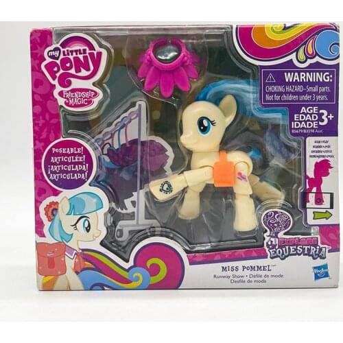 Hasbro My Little Pony Explore Equestria Miss Pommel Raindow Dash Twilight Sparkle Model Anime Figures Favorite Collect Ornaments