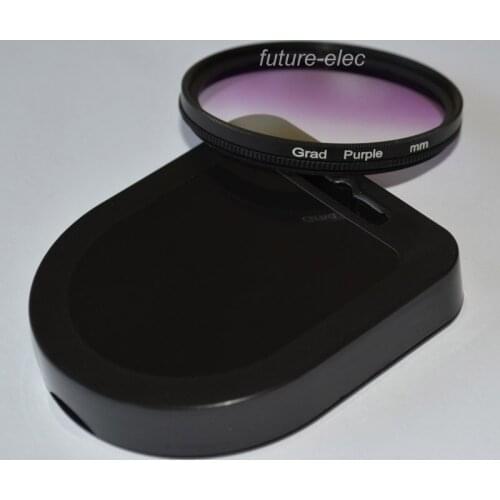 Purple 49mm 52mm 55mm 58mm 62mm 67mm 72mm 77mm 82mm Color Colour Graduated Gradual Filter Lenses Filters For Minolta Leica Sigma