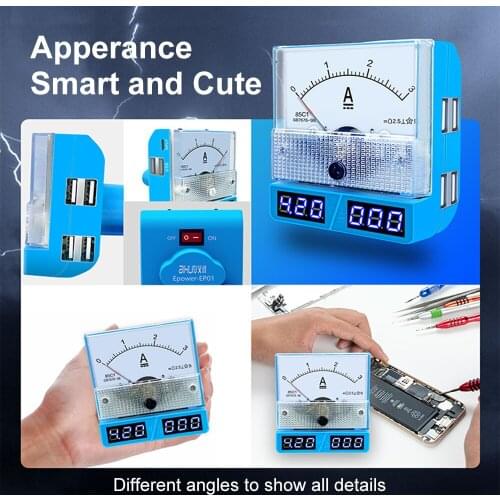 Intelligent Maintenance Power Meter For iOS Stable 4.2V Built-in Battery Decode Board