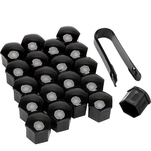 20Pcs Plastic Car Wheel Nuts Covers Protective Bolt Caps Auto Caps Hub Screw Protector Car Styling Bolt Head Cover Cap