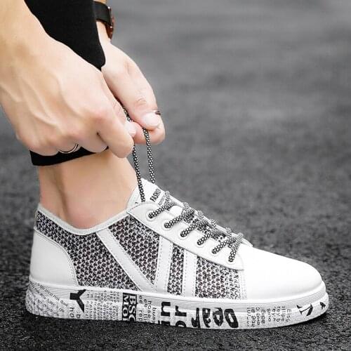 JICHI Casual Mens Sneakers Mesh Breathable Casual Sneaker Outdoor Fashion Design Comfort Shoes for Men Zapatillas Hombre