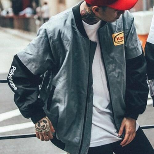 Hip Hop Bomber Womens Jacket 2021 New Stand-up Collar Zipper Cotton Slim Harajuku Baseball Uniform Coat Streetwear Men Jackets
