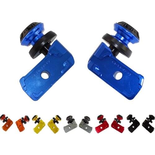Motorbike Left & Right Swingarm Swing Arm Spool Slider Adapters Mounts For Yamaha YZF R3 R25 2013 2014 2015 2016