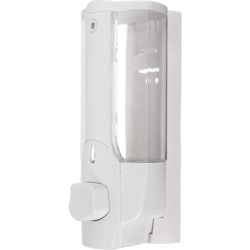 NEW Wall Mounted Shampoo Soap Dispenser Sanitizer Bathroom Shower Liquid Lotion Pump