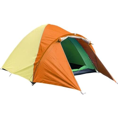 Ultralight 3-4 Person Double Layer Rainproof Tent for Outdoor Camping Hiking Hunting Fishing Travel Picnic Tourist 320x210x145cm