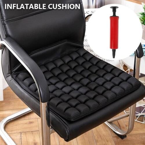 1set Car Air Seat Cushion, Inflatable Seat Non-slip High Rebound Breathable 3D Airbags Cushion, Shock Absorption, Motors Mat