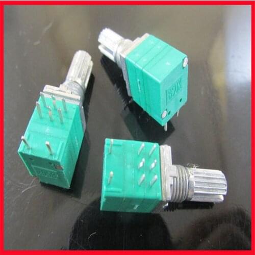 RV097NS 50K double switch potentiometer B50K adjustable resistance volume adjustment potentiometer