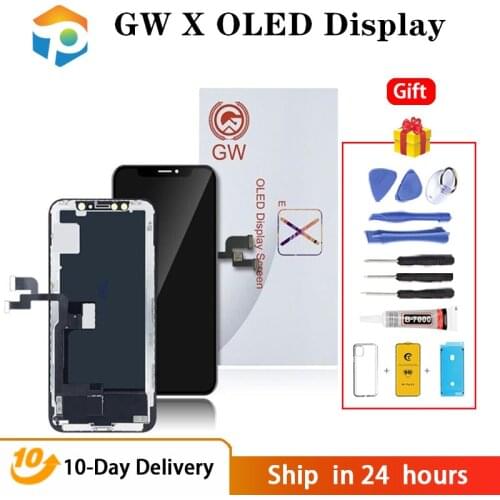 Test AAA OLED For iPhone X LCD For iPhone X Display Replacement Assembly Digitizer Touch Pantalla Perfect Repair Free Tools