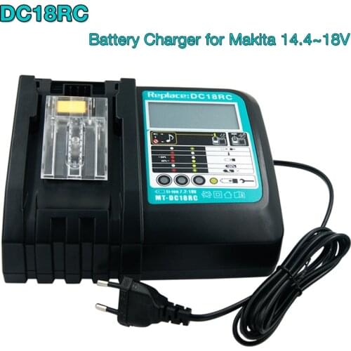 Li-ion Rechargeable Battery Charger for Makita 14.4V 18V Battery BL1815 BL1830 BL1840 BL1850 BL1440 BL1460 BL1860 BL1430 DC18RC