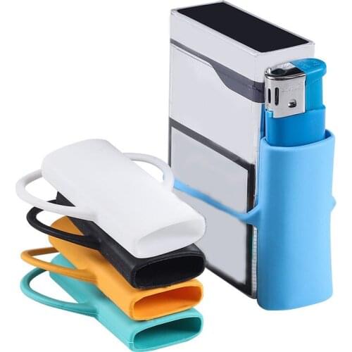 Lighter Protective Cases Waterproof Silicone Lighter Sleeve Lighter Storage Bag Anti-slip Cigarette Accessories Lighter Holder
