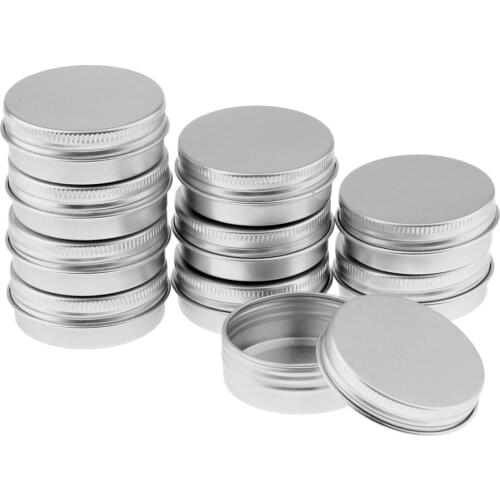 10 Pieces 30ml Tin Cans Aluminum Empty Jars Cream Jars Jars 30g