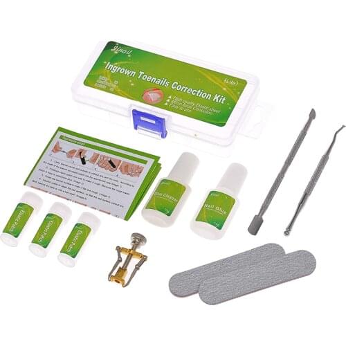 10x Ingrown Toenail Straightening Clip Curved Brace Toenails Correction Tools