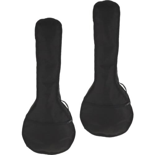 2 Pieces Soft Carry Storage Case Gig Bag for A-Style Acoustic Mandolin