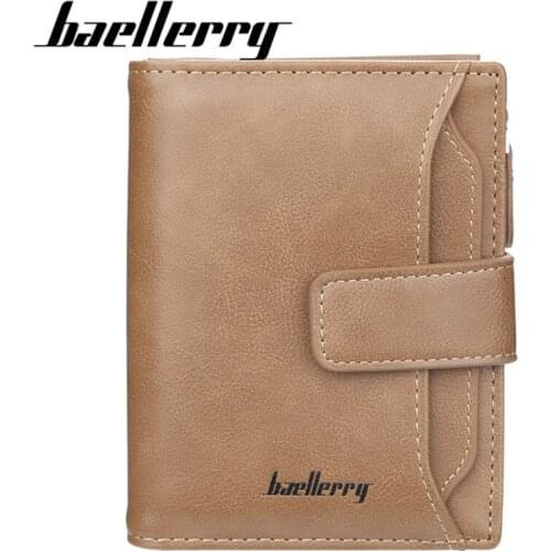 2021 New Vintage Men PU Leather Hasp Wallets Fashion Brand Male Purse Coin Pouch Multi-functional Cards Holder Short Wallet