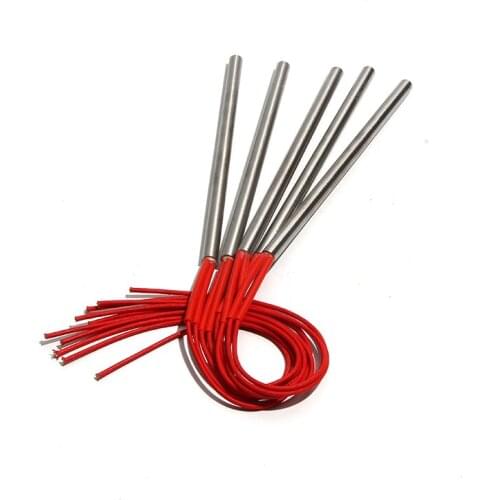 5pcs Cartridge Resistors 9mmX190mm/195mm/200mm/210mm/220mm Resistance Single-End Electric Heat Pipe 430W/440W/450W/470W/500W