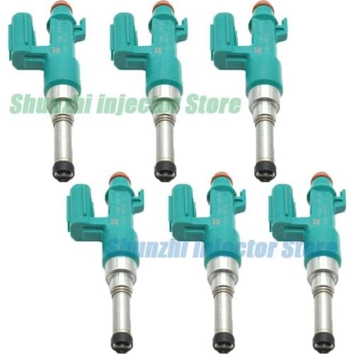 6pcs Fuel Injector Nozzle For Toyota Lexus 23250-38050 23209-38050 Car Engine Nozzle Injection Valve Injector Fuel System