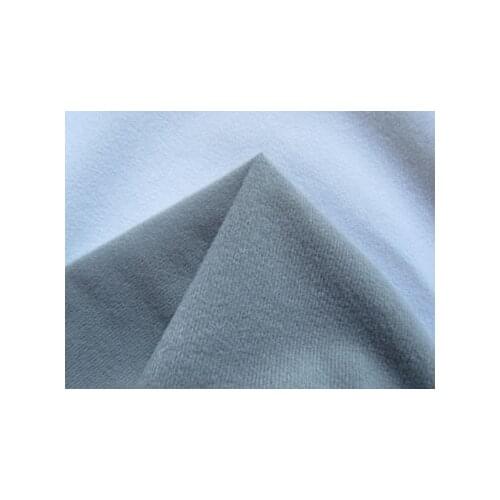 9198# Grey Color Loop Fleece fabric can stick by Magic tape/DIY patchwork Stuffed toys sofa brushed velboa velvet(10 pieces)