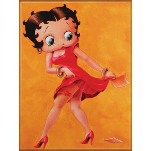 NEW 5D Diamond Painting Cross Stitch Mosaic 100% Full Square Drill Home Decoration Diamond Embroidery cartoon girl Picture FC041