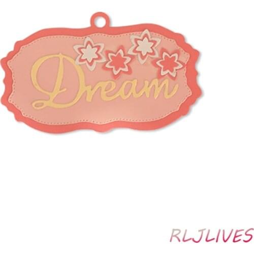 Tags Metal Cutting Dies DIY Scrapbooking Card Stencil Paper Craft Handmade Album Handbook Decoration