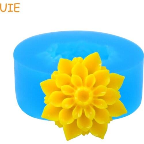 HYL321U 21.2mm Flower Silicone Mold Cake Decorating Tools, Fondant, Resin, Polymer Clay, Gum Paste, Chocolate, Jewelry DIY Icing