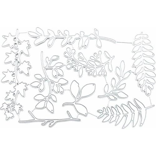 Flowers and Leaves Metal Cutting Dies 2021 New Diy Die Molds Scrapbooking Paper Making Die Cuts Crafts