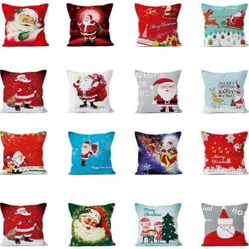 Dakimakura Pillowcase Christmas Printing Cartoon Children Like Festive Living Room Santa Claus Pillowcase Gift Home Pillowcase