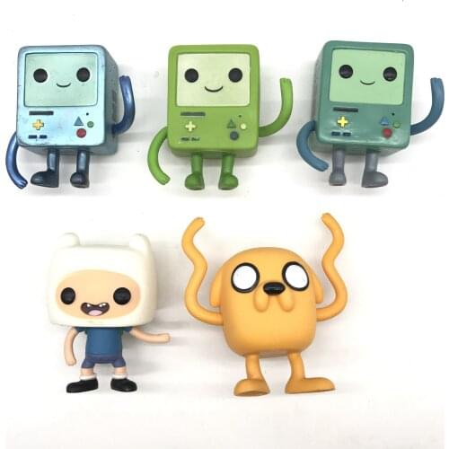 Kids Cartoon Adventure Times BMO Action Figure Collectibles Characters Model Toy Rare Glow Finn Jake No Box