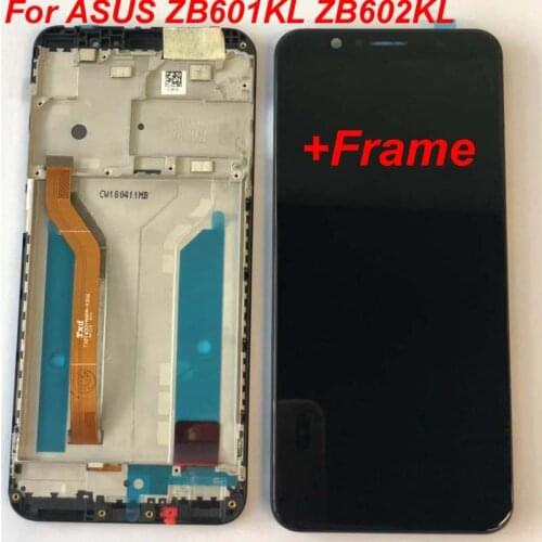 No Dead Pixel 5.99"LCD Display For Asus ZenFone Max Pro (M1) ZB601KL ZB602KL Touch panel glass Screen Digitizer assembly+Frame