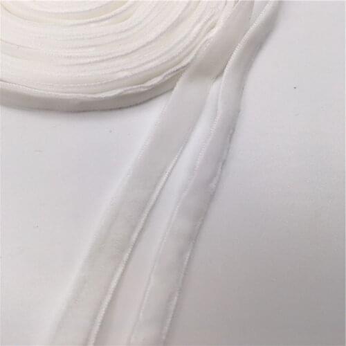 6/9/mm Double Face Nylon White Velvet Ribbon Wedding Party Decoration Handmade Gift Wrapping t DIY Christmas 1/3/5Yard