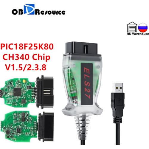 ELS27 ELM327 HS/MS CAN FORScan for Mazda Ford Lincoln Mercury Hidden Function Programming ELM 327 V1.5 USB