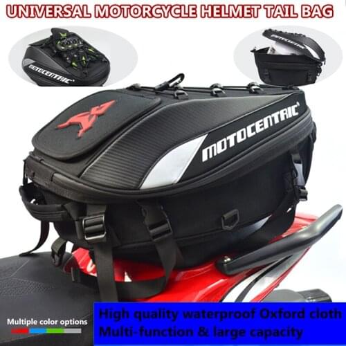 New Motorcycle High Capacity Rider Backpack Multi-functional Durable Rear Motorcycle Seat Bag