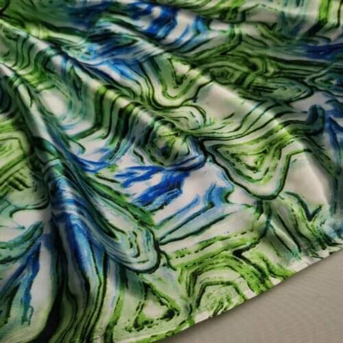 Soft Satin Material Diy Doll Grain Tissue Craft Glossy Polyester Charmeuse Fabric Pattern
