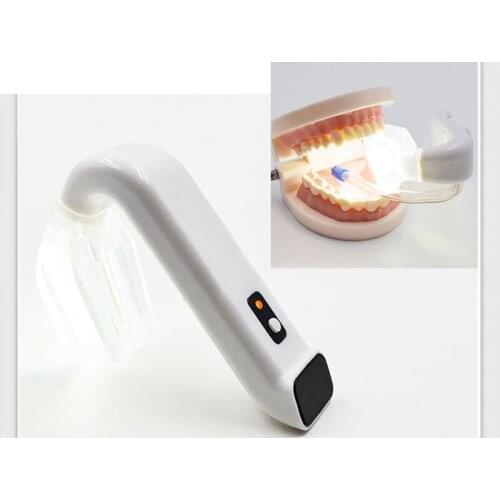 LED Wireless Dental Intraoral Lighting Oral Lamp with Suction Tip Dentist Illuminator Intraoral Light Oral Hygiene