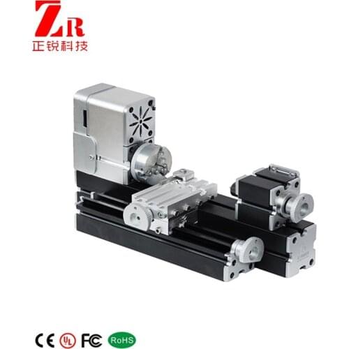 ZRCC01036 All-metal Miniature Lathe / 36W,20000rpm didactical mini metal lathe machine for hobbyist woodworking craft