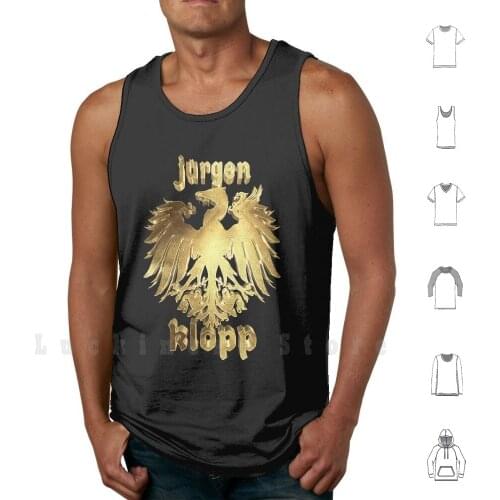 In Jurgen Klopp We Trust Gold tank tops vest 100% Cotton In Jurgen Klopp We Trust Gold The Normal One Football Anfield Ynwa