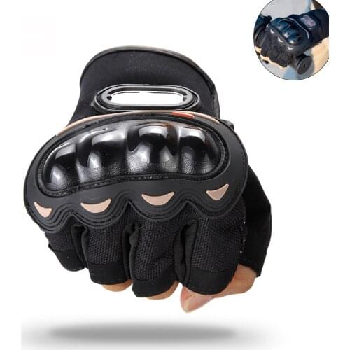 Four seasons universal motorcycle off-road riding waterproof Half finger gloves For Kawasaki ZX-6/ZZR600 ZX9R ZXR400 ZZR Z750S