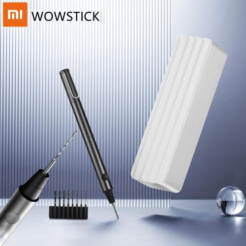 Xiaomi WOWSTICK Metal One-Piece Mini Electric Hand Drill Rechargeable Miniature & Lightweight 8 Drill Bits One Button Operation